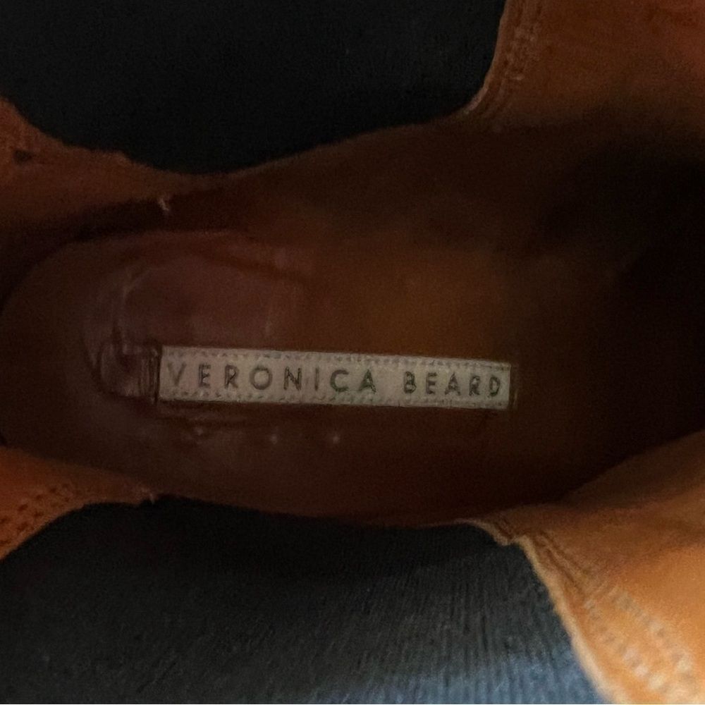 Veronica Beard Landon Leopard Print Calf Hair Ankle Boots Size 8.5 US 39 EU - Picture 6 of 14